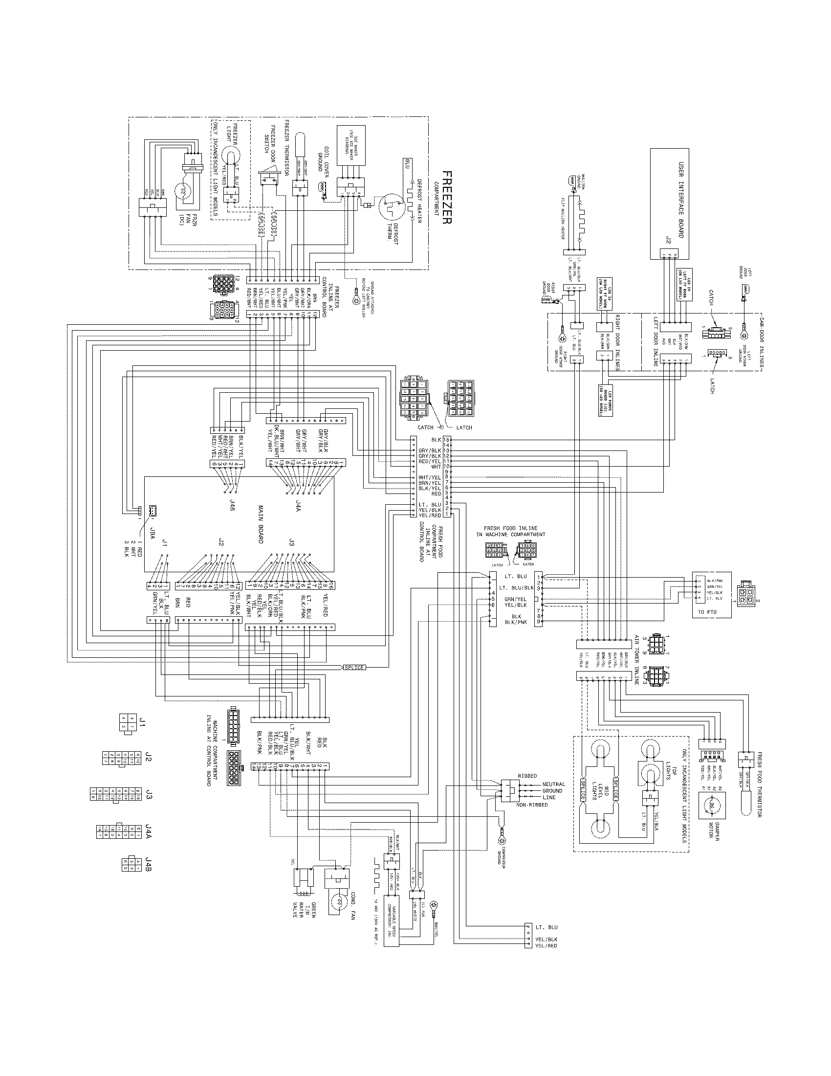 electrolux frs26h7cb3 wiring diagram