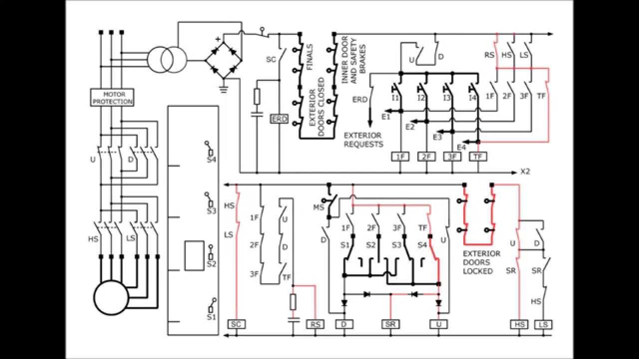 elevator shunt trip wiring diagram