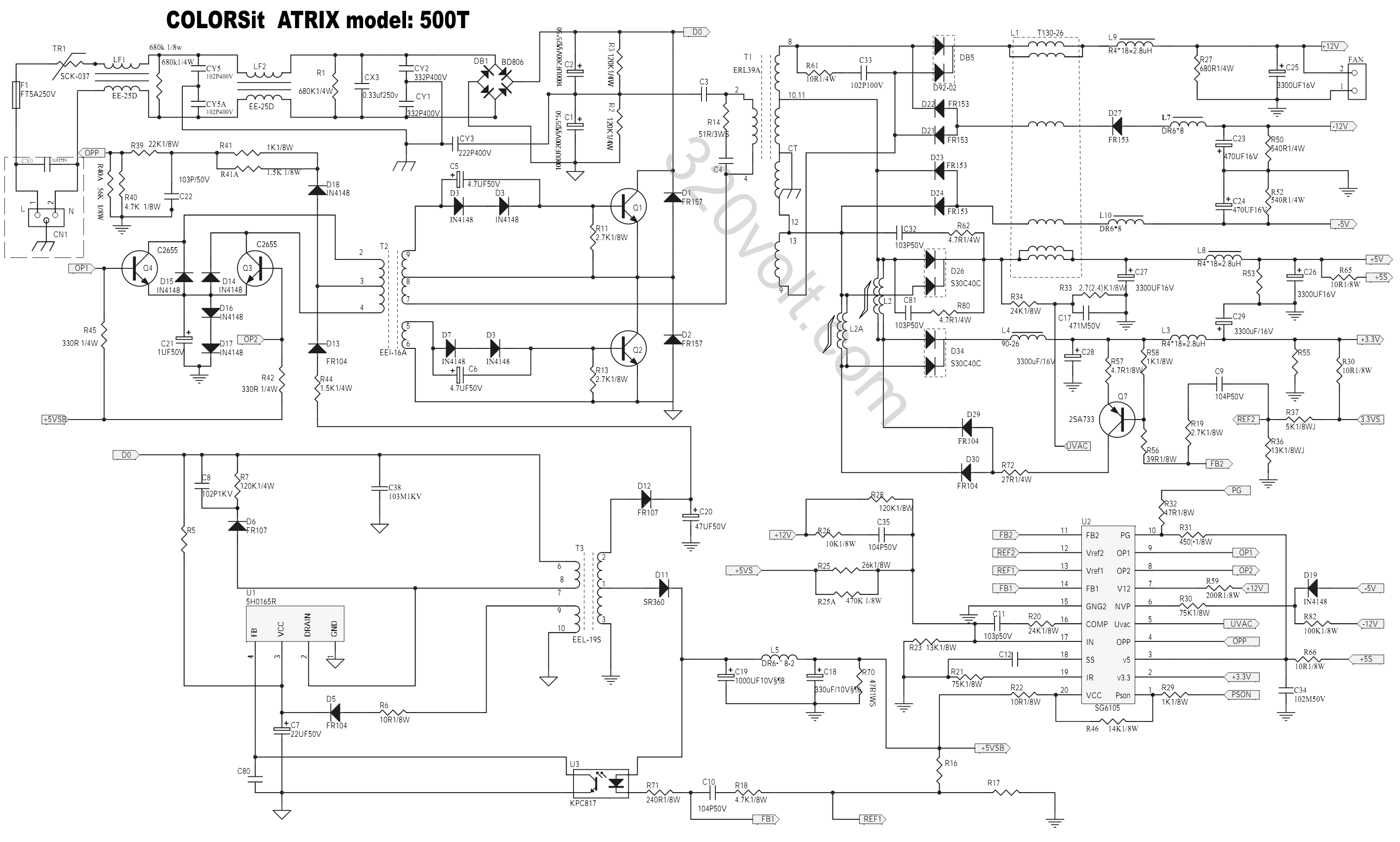 emc 2390 power supply wiring diagram