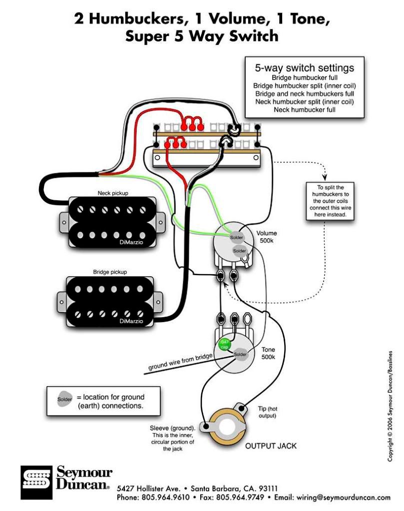 emg wiring diagram blade selector