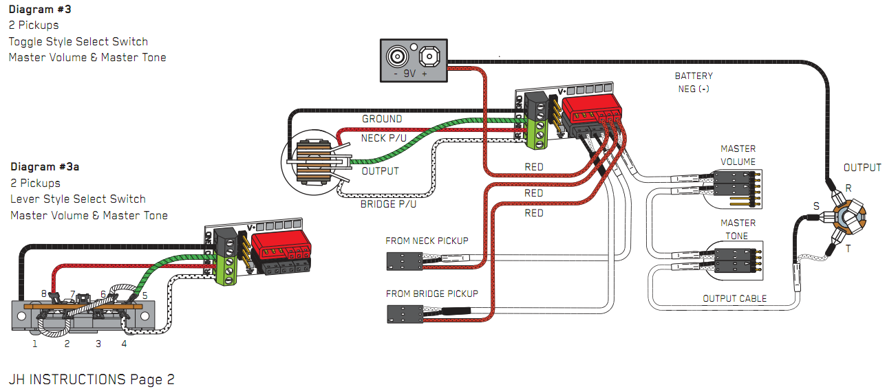 emg-zw set (emg-81 / emg-85) wiring diagram