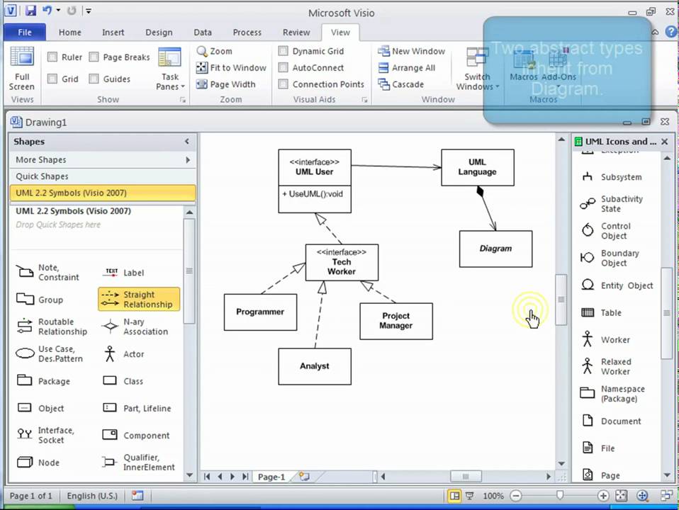 entity relationship diagram visio 2016