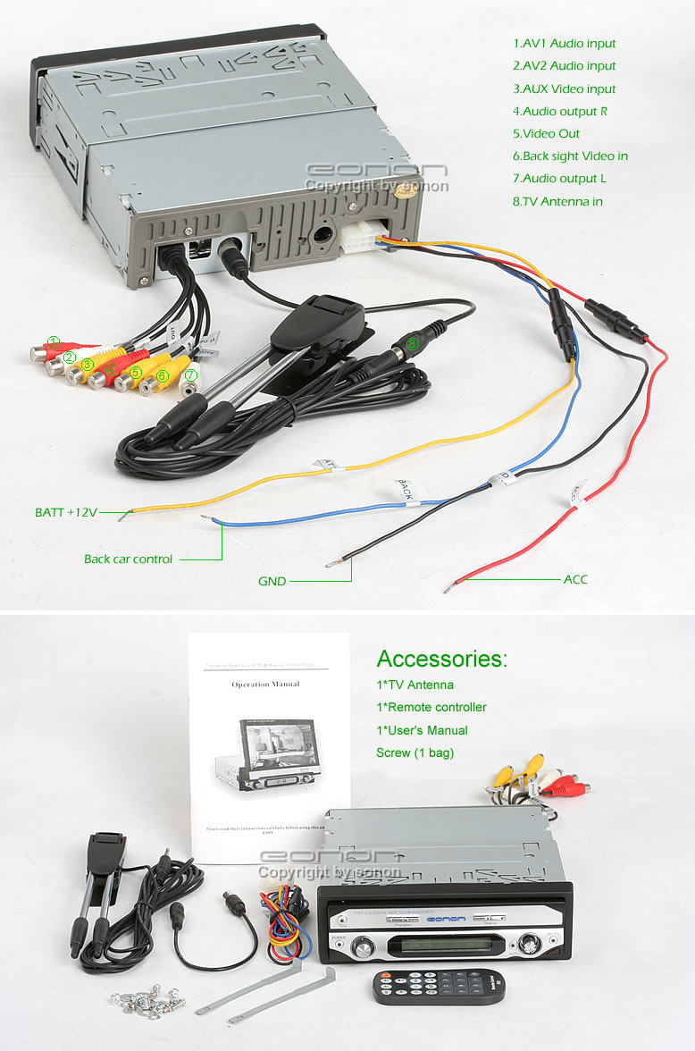 eonon wiring diagram