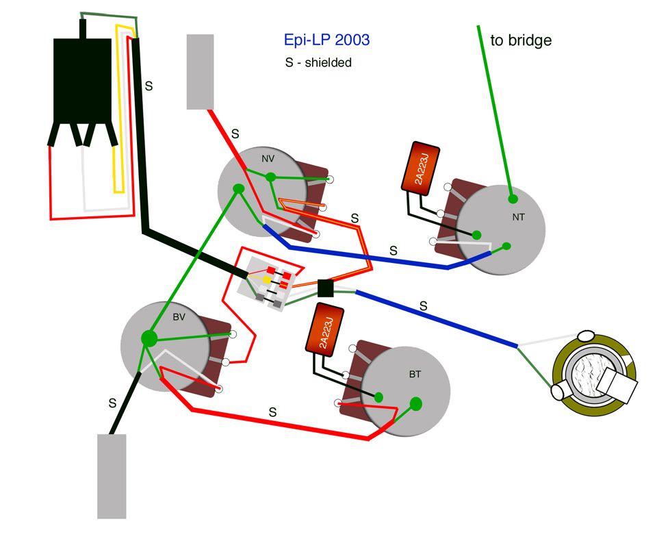 epiphone les paul traditional wiring diagram
