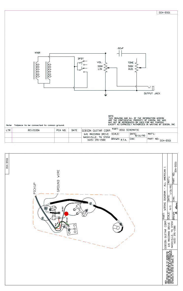 epiphone olympic single pick up wiring diagram