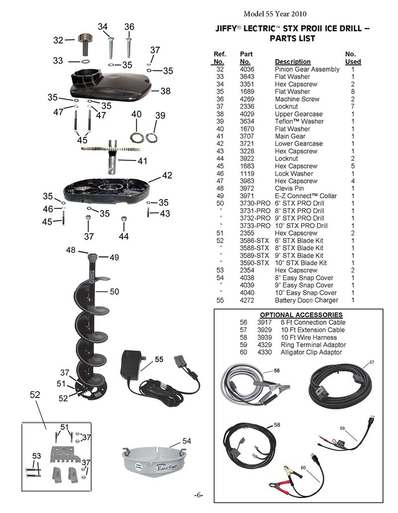 eskimo ice auger parts diagram