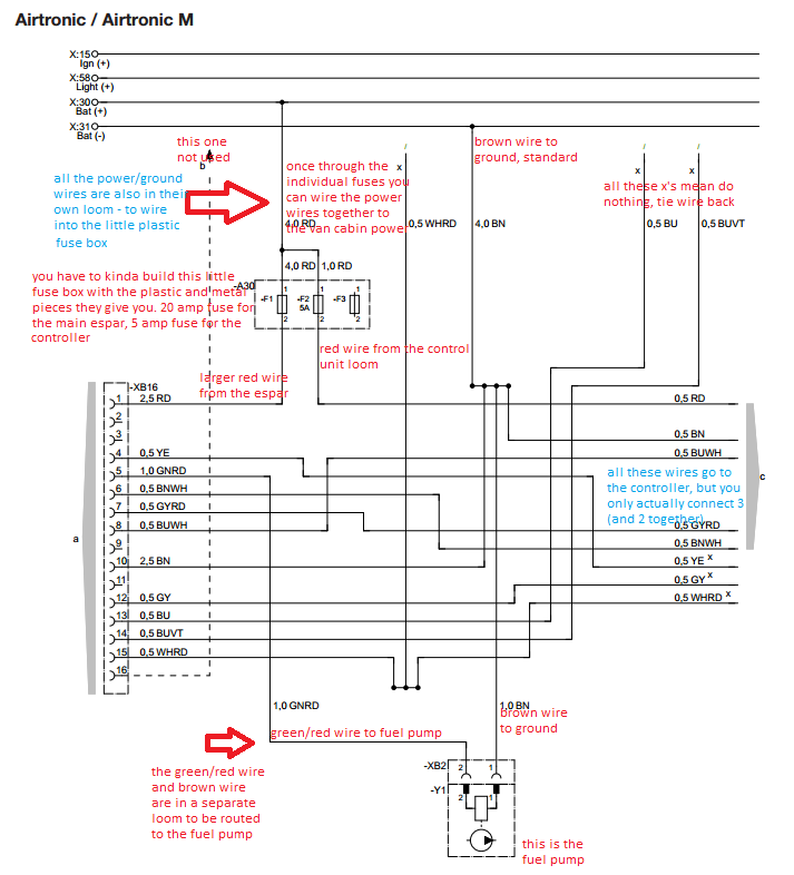 espar heater wiring diagram