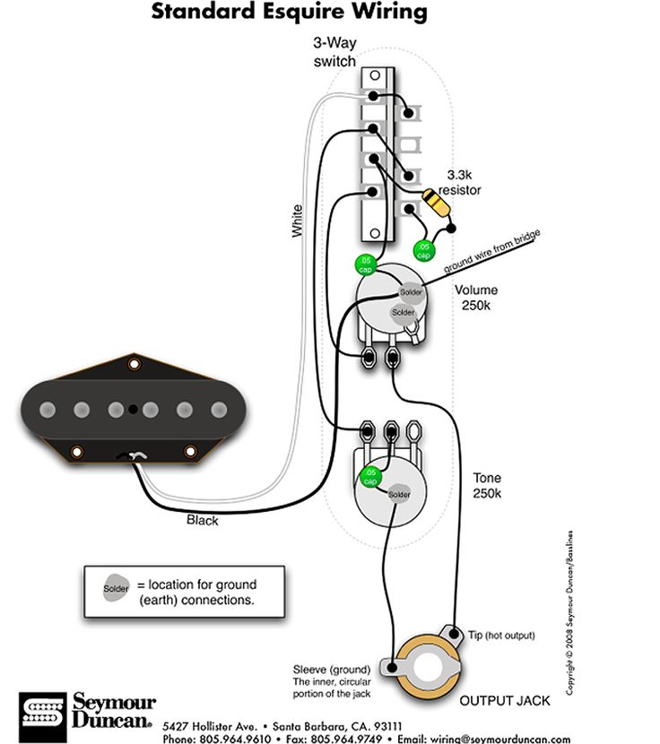 esquire wiring diagram