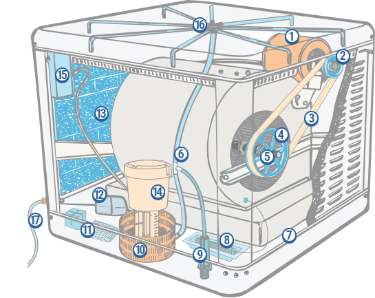 evaportative cooler wiring diagram