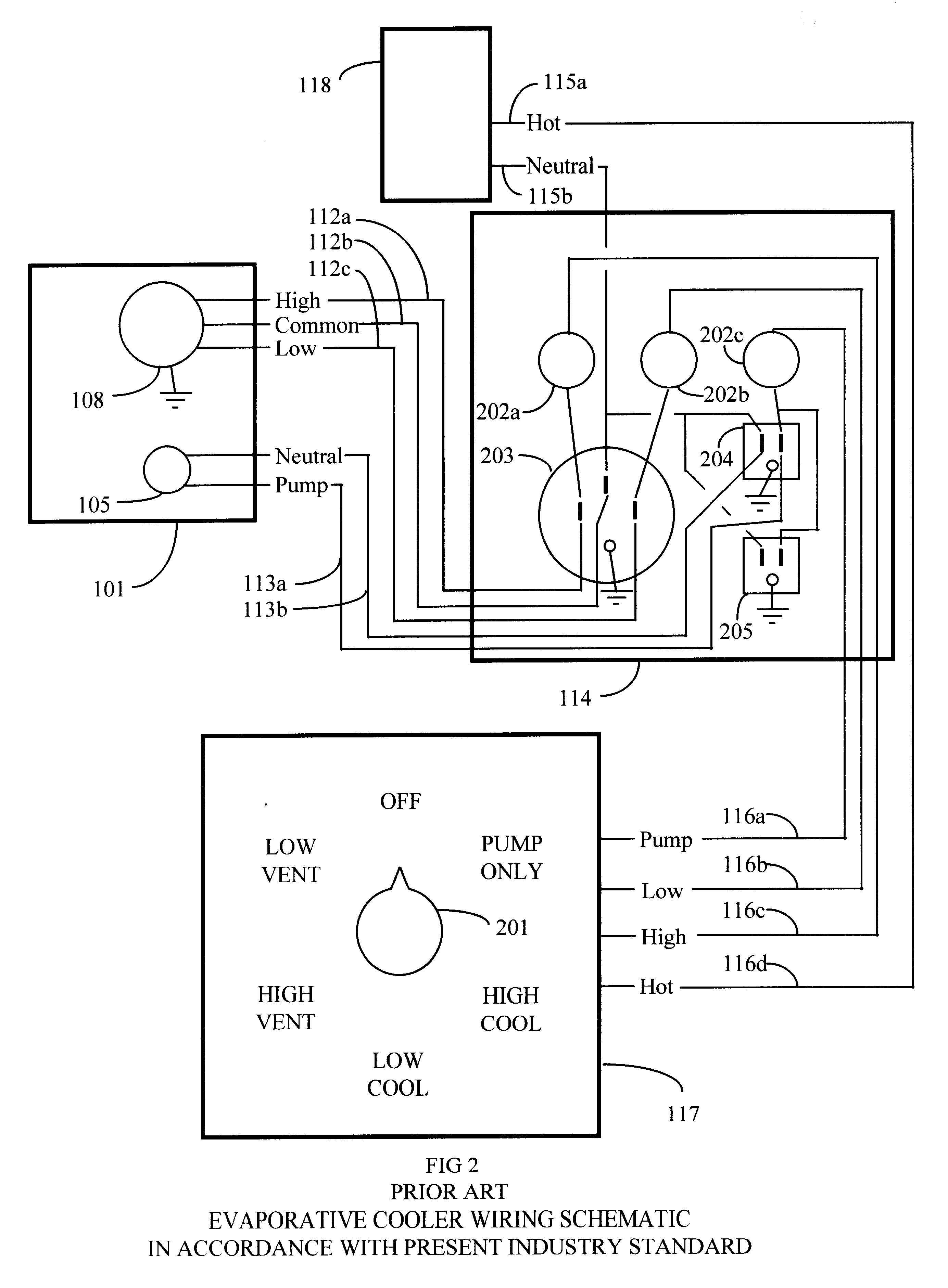 evaportative cooler wiring diagram