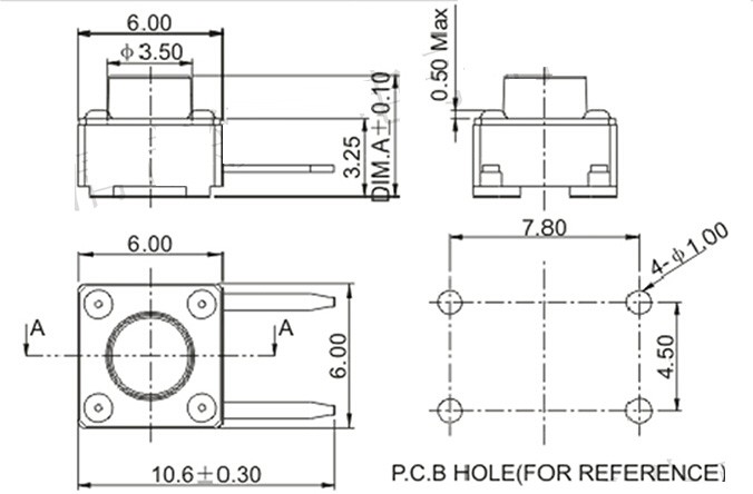 evergreen 25mm 6 pin switch wiring diagram