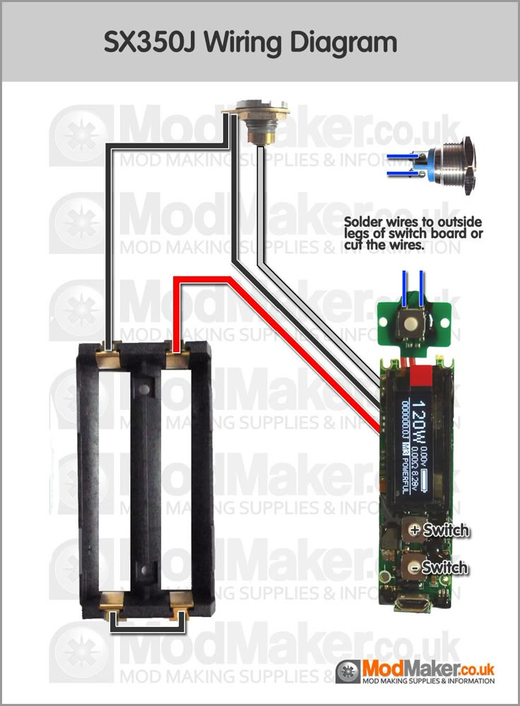 evergreen 25mm 6 pin switch wiring diagram