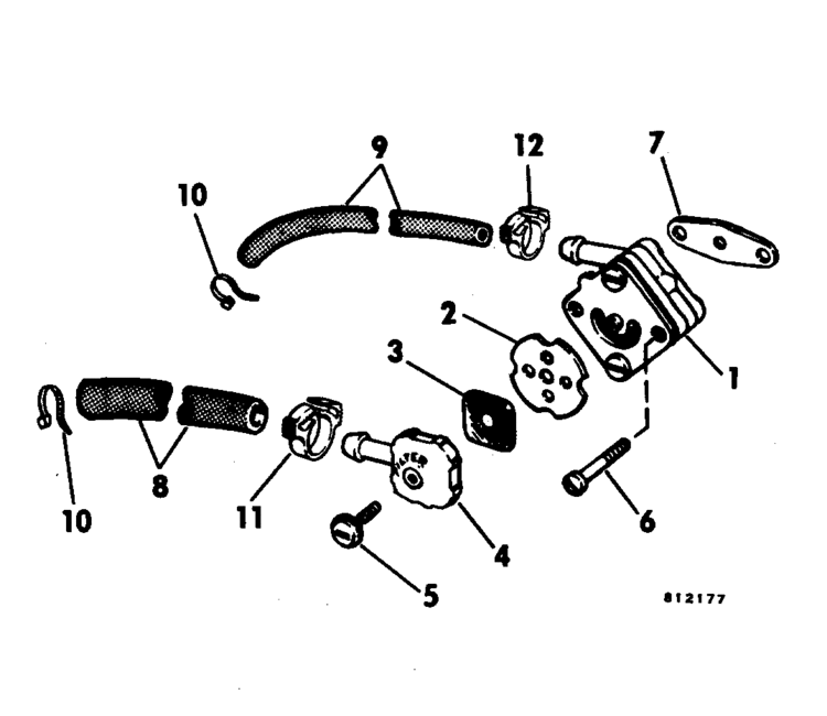 evinrude 9.9 fuel pump diagram