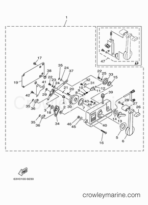 evinrude simplex control box diagram