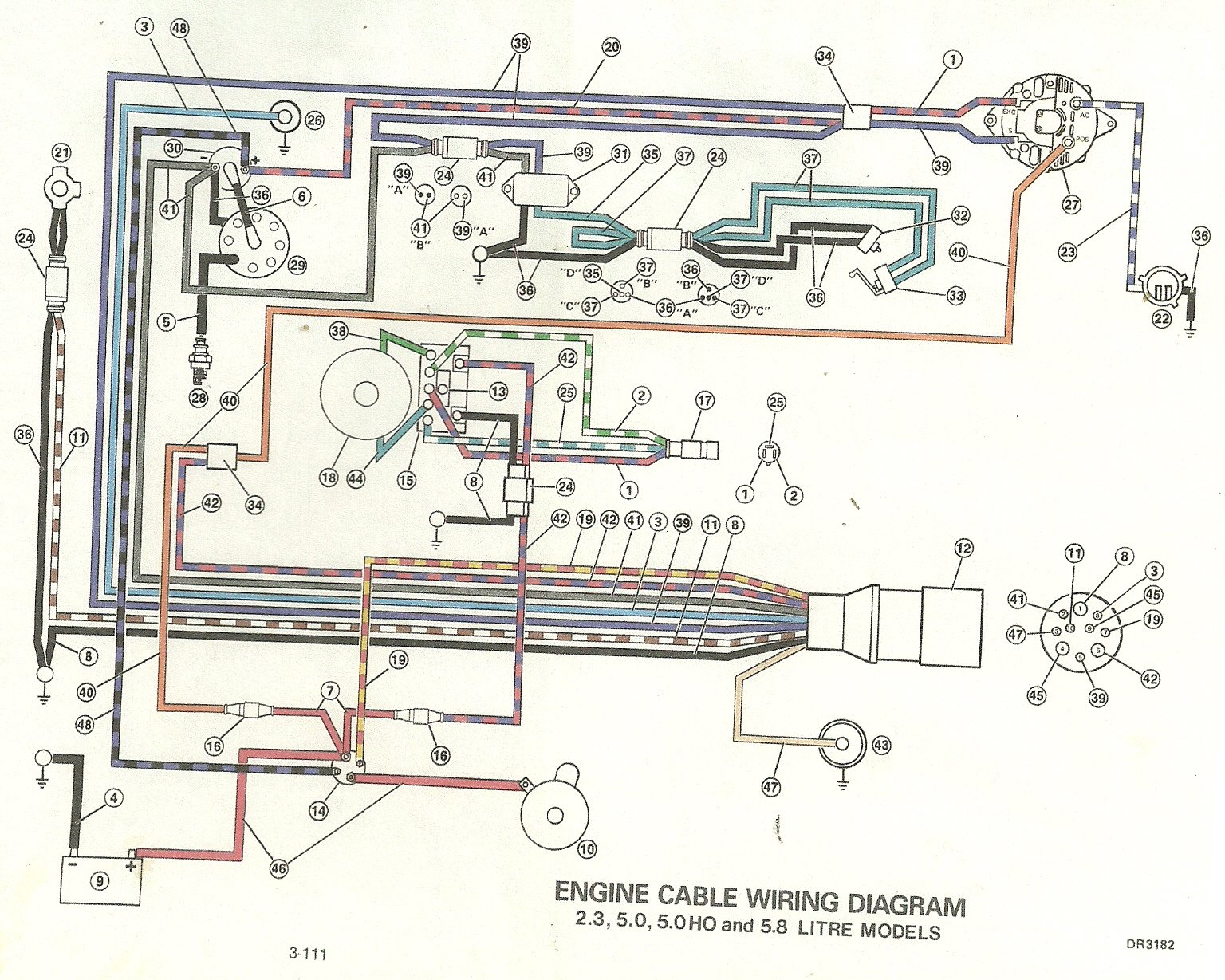 evinrude tilt wiring diagram