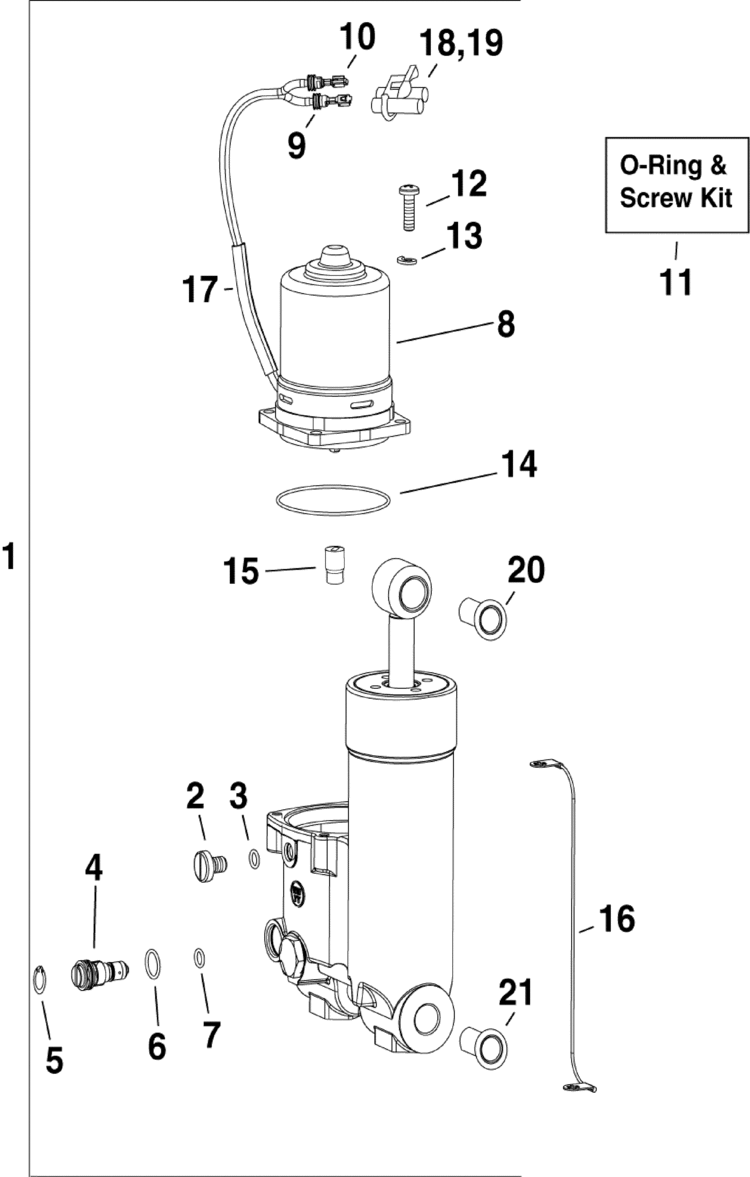 evinrude tilt wiring diagram