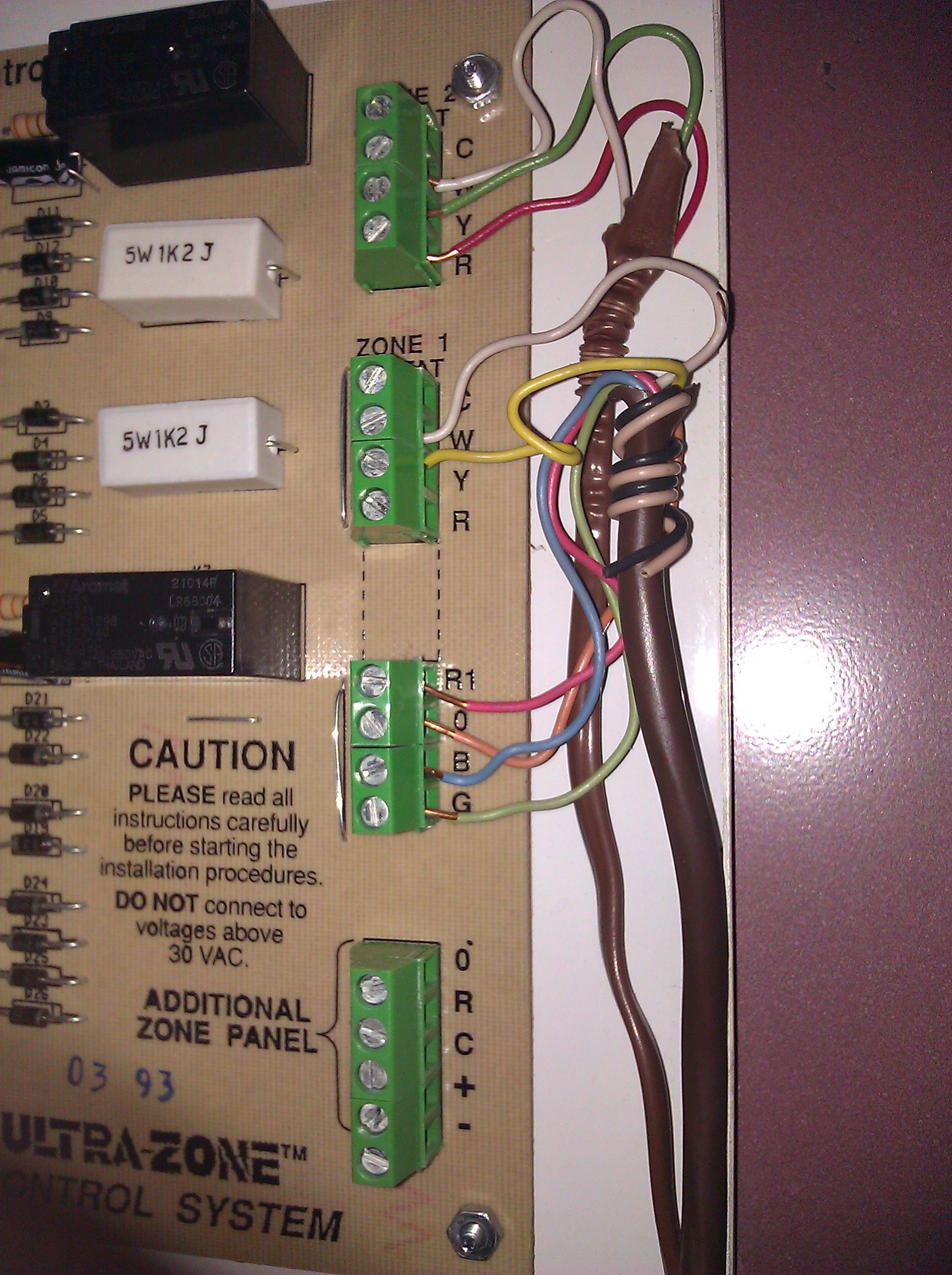 ewc zone damper wiring