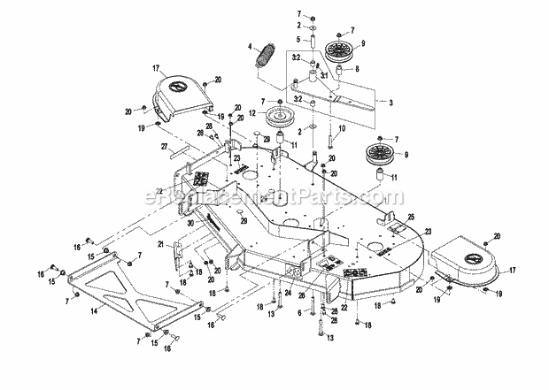 exmark drive belt diagram