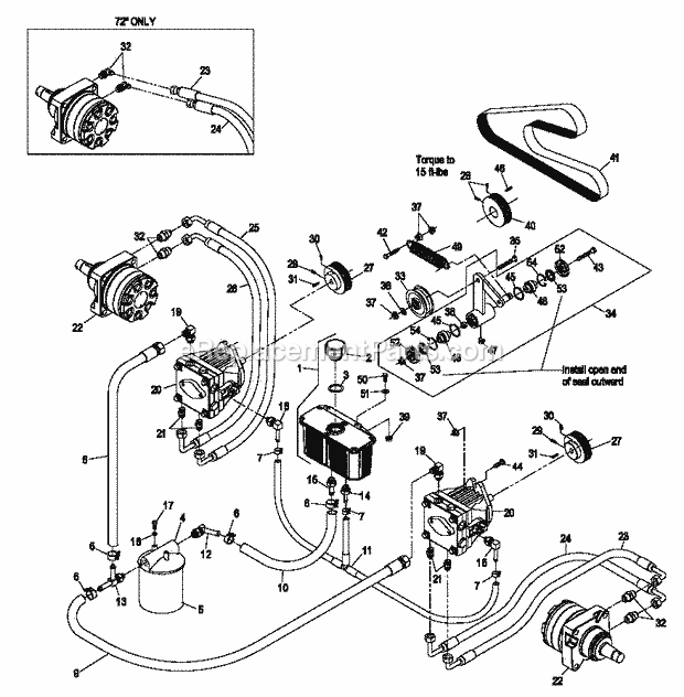 exmark lazer z belt diagram