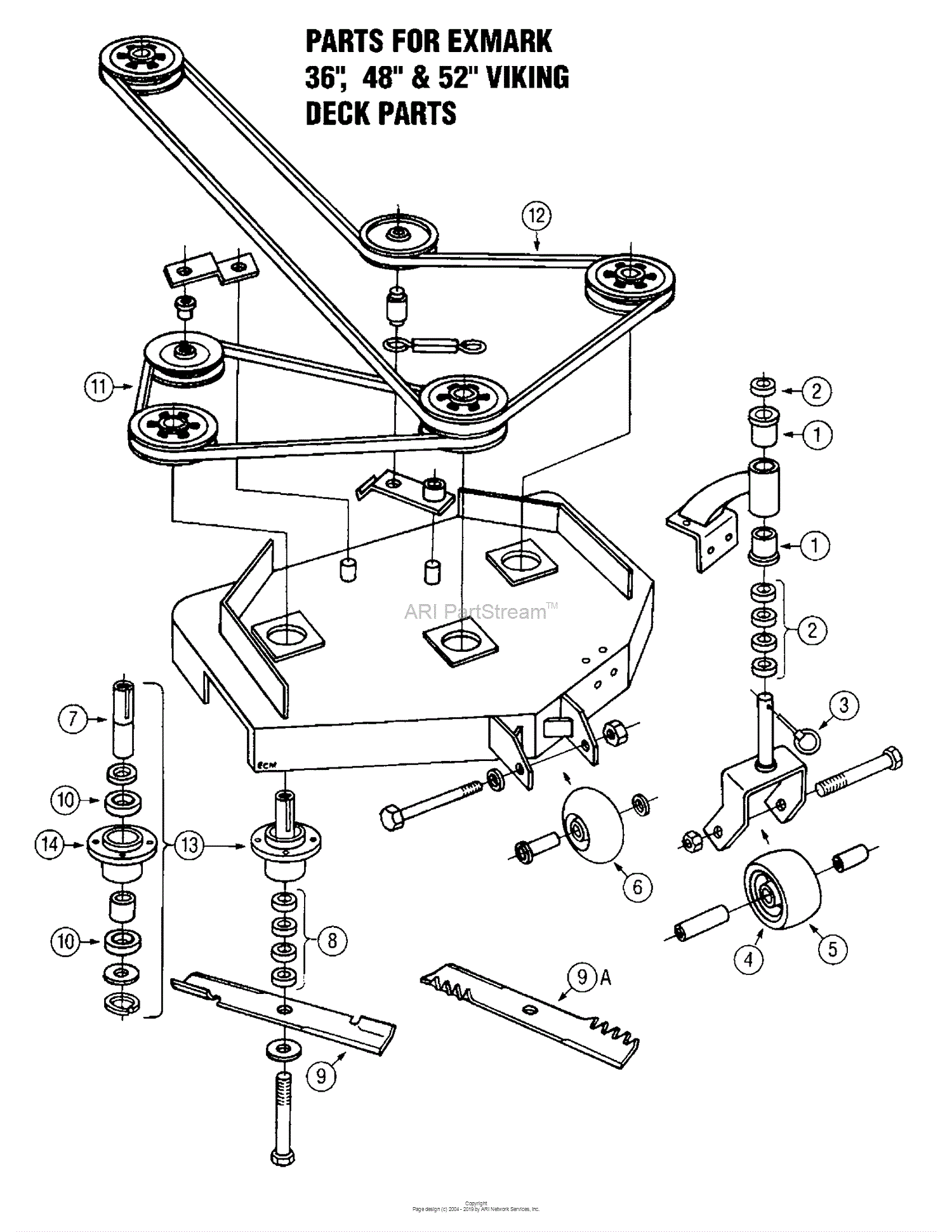 exmark quest parts diagram