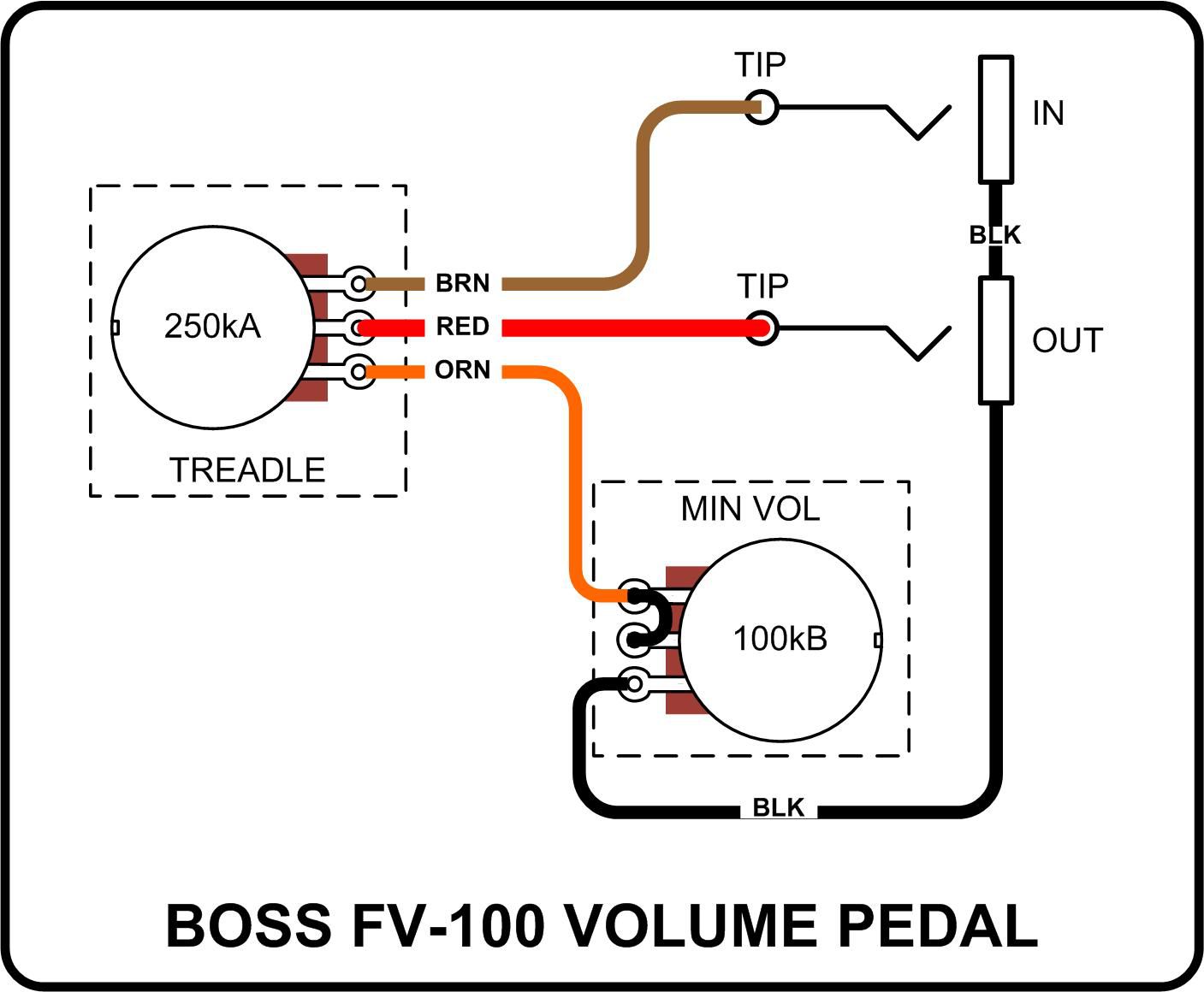 expression pedal wiring diagram