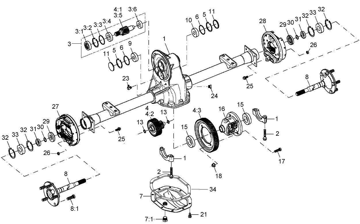 ezgo differential diagram