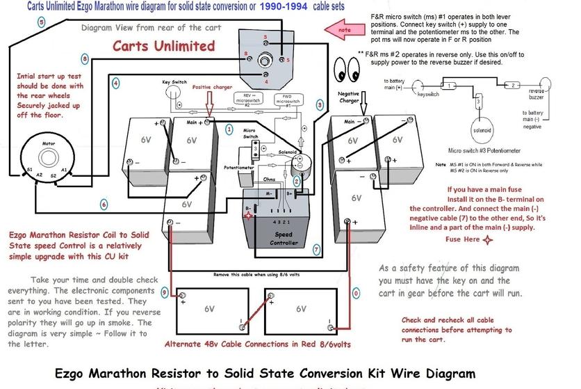 ezgo forward reverse switch wiring diagram