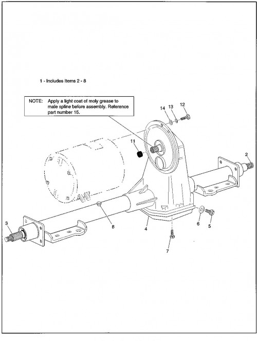 ezgo rear end diagram