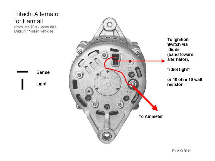 farmall 460 wiring diagram g1 alternator