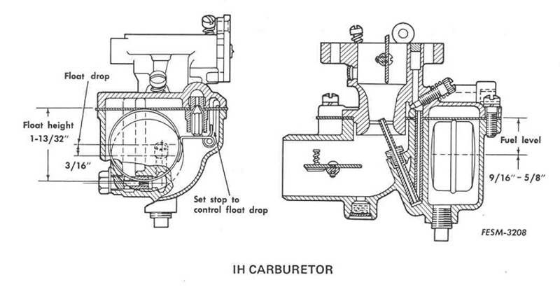 farmall h carburetor diagram