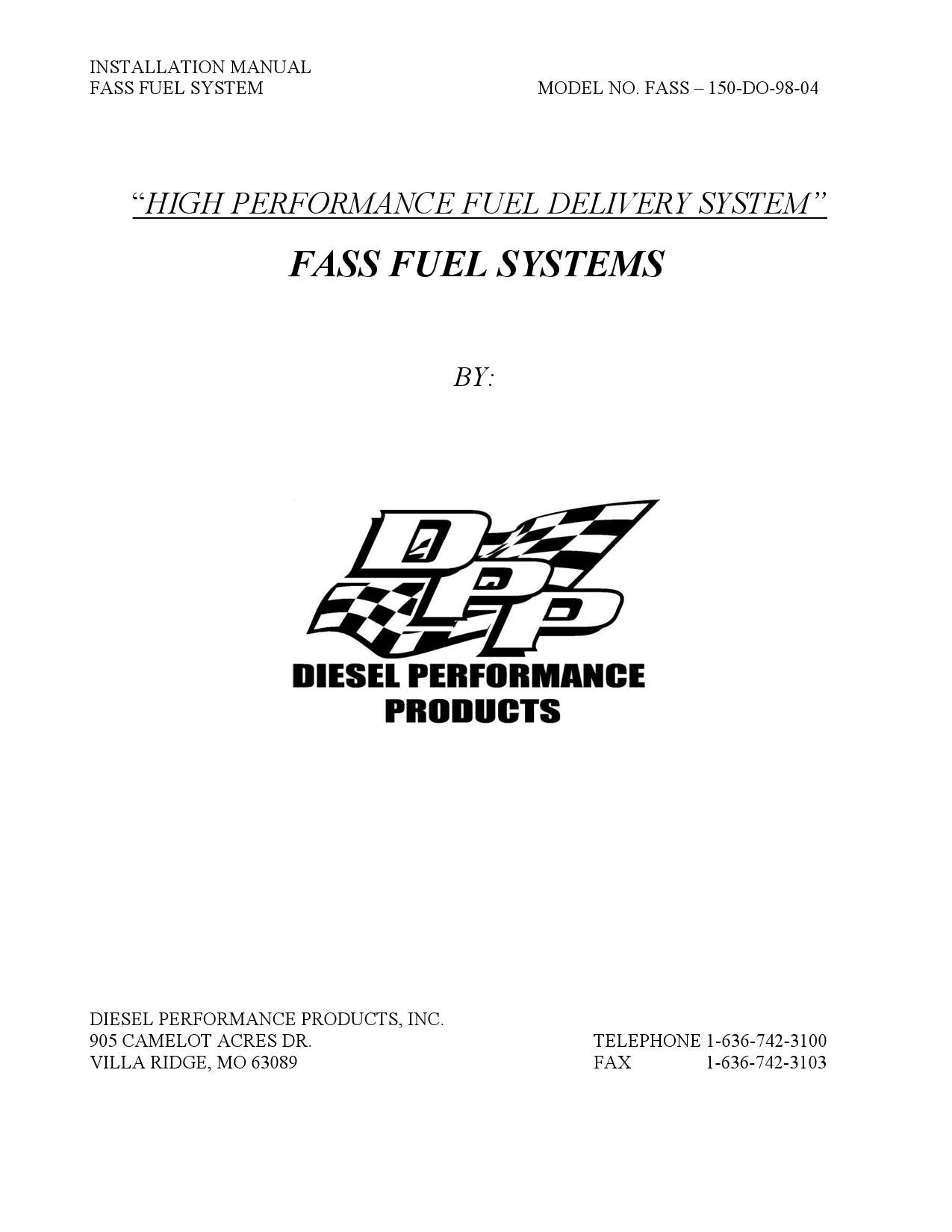 fass fuel system wiring diagram