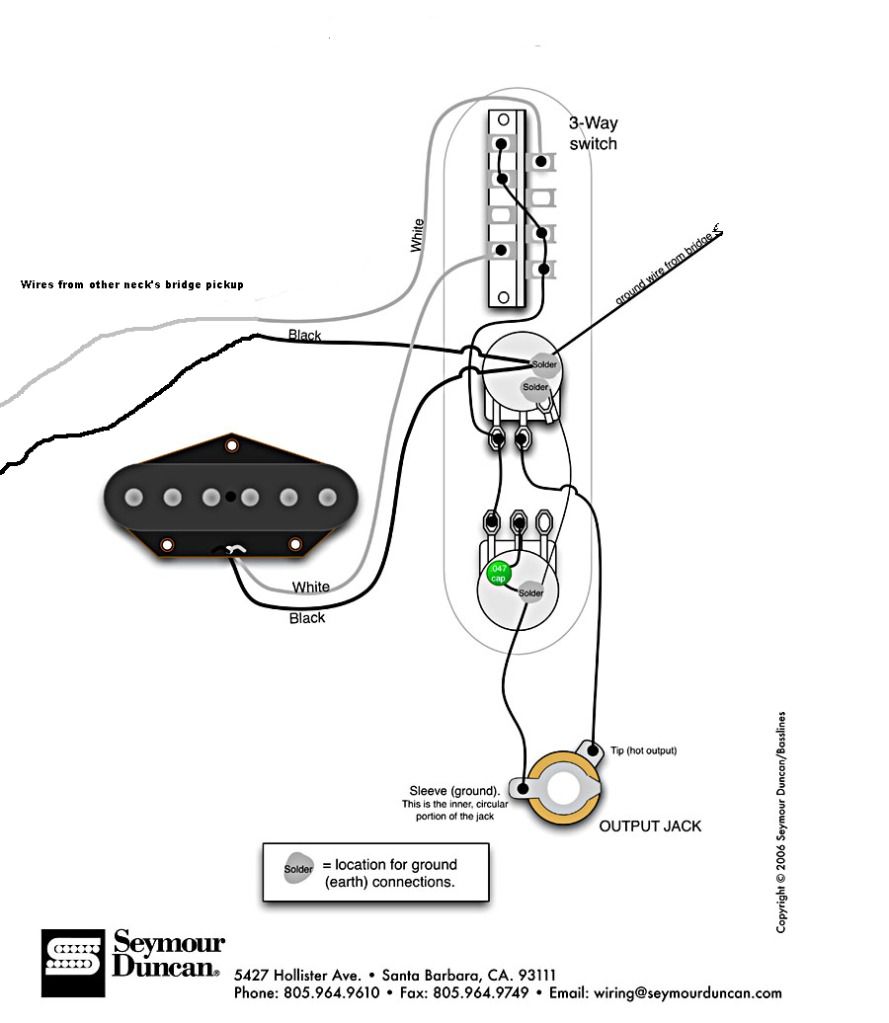 fender esquire wiring diagram original