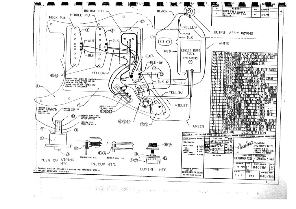 fender mid boost wiring diagram