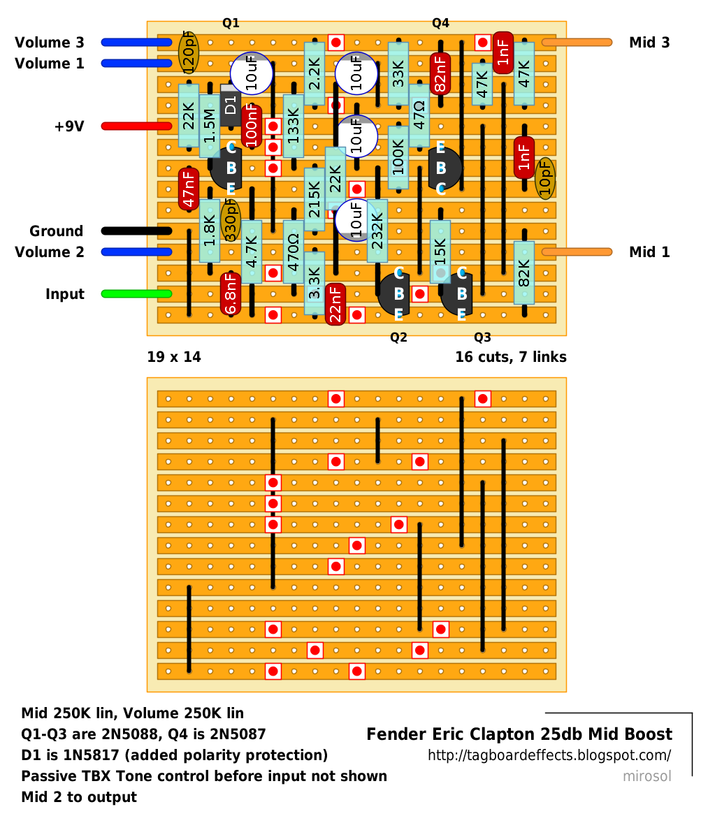 Fender Mid Boost Wiring Diagram