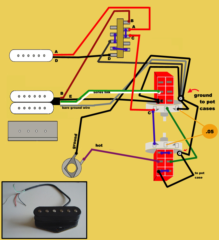 fender rhodes pickup wiring diagram/