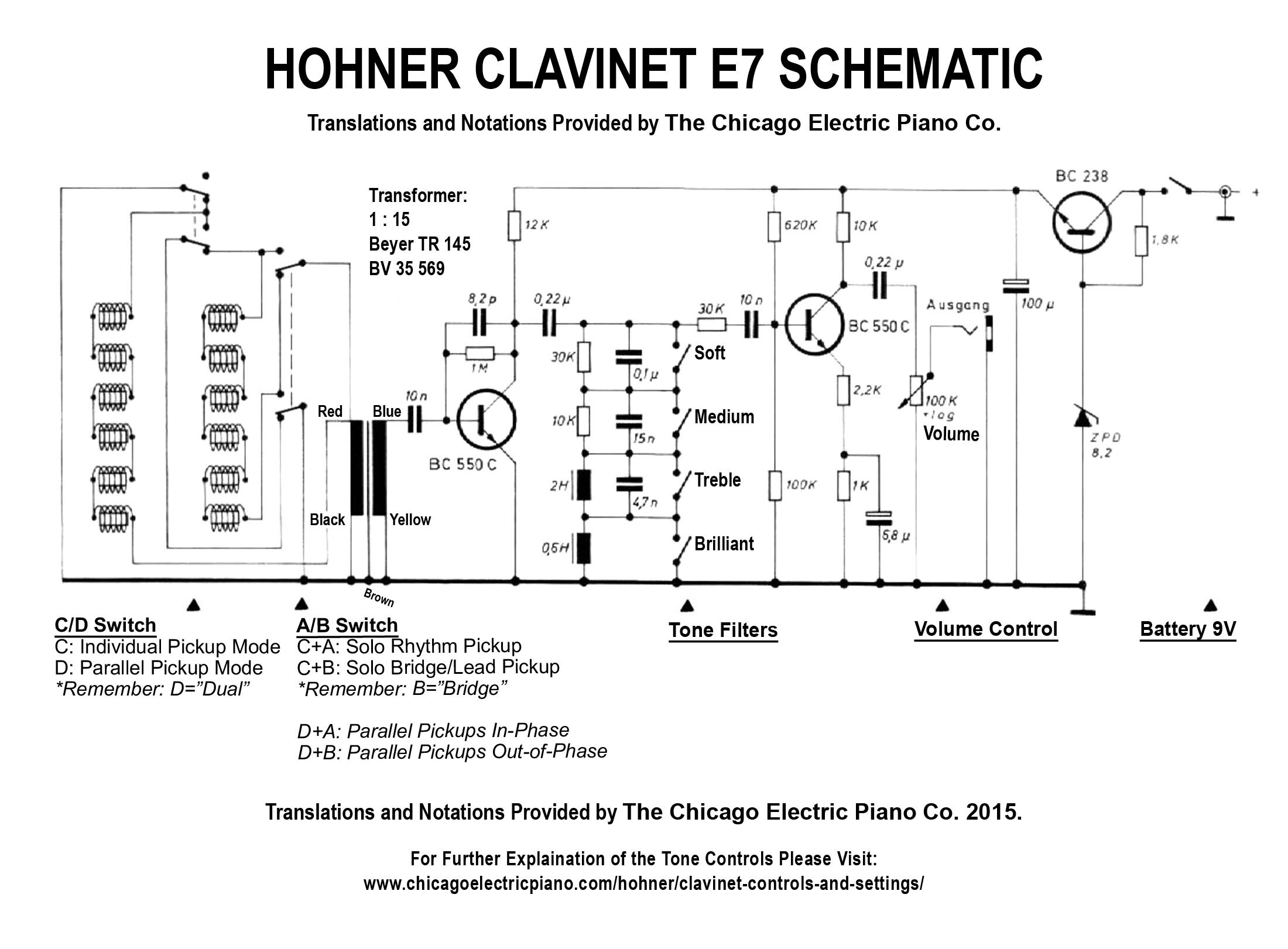 fender rhodes wiring diagram