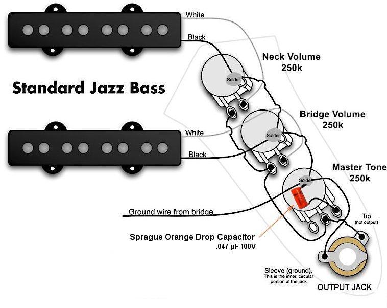 fender squier jazz bass wiring diagram