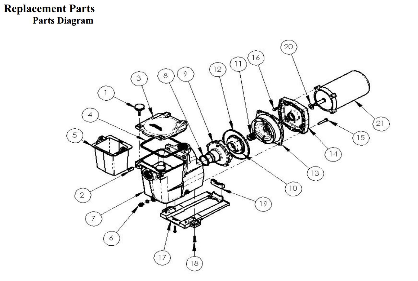 fenner hydraulic pumps parts diagram