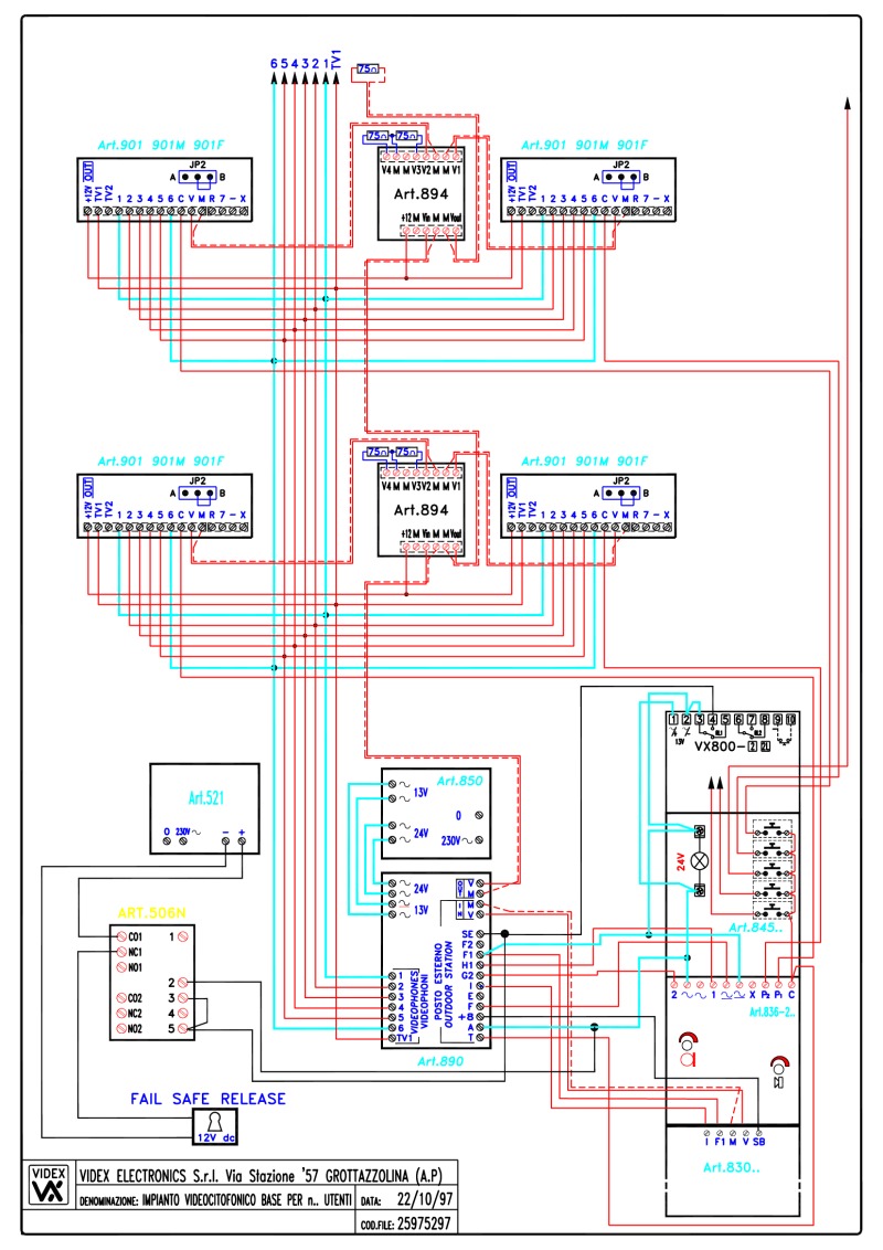 Fermax Cityline Wiring Diagram