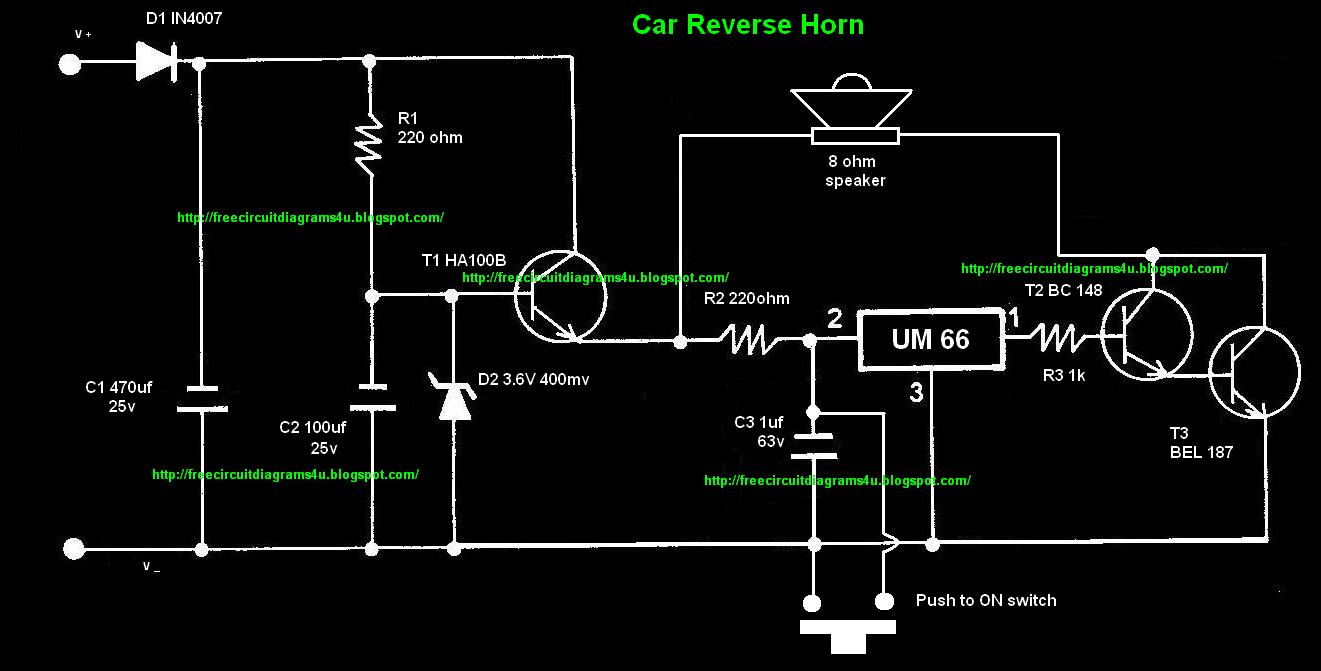 fiamm horns wiring diagram