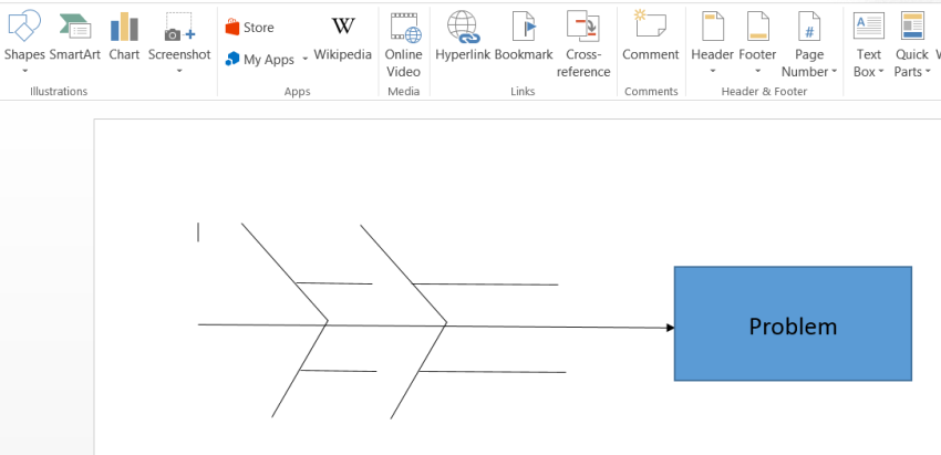 fishbone diagram microsoft word