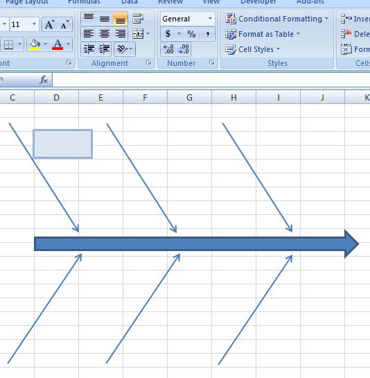 fishbone diagram template xls