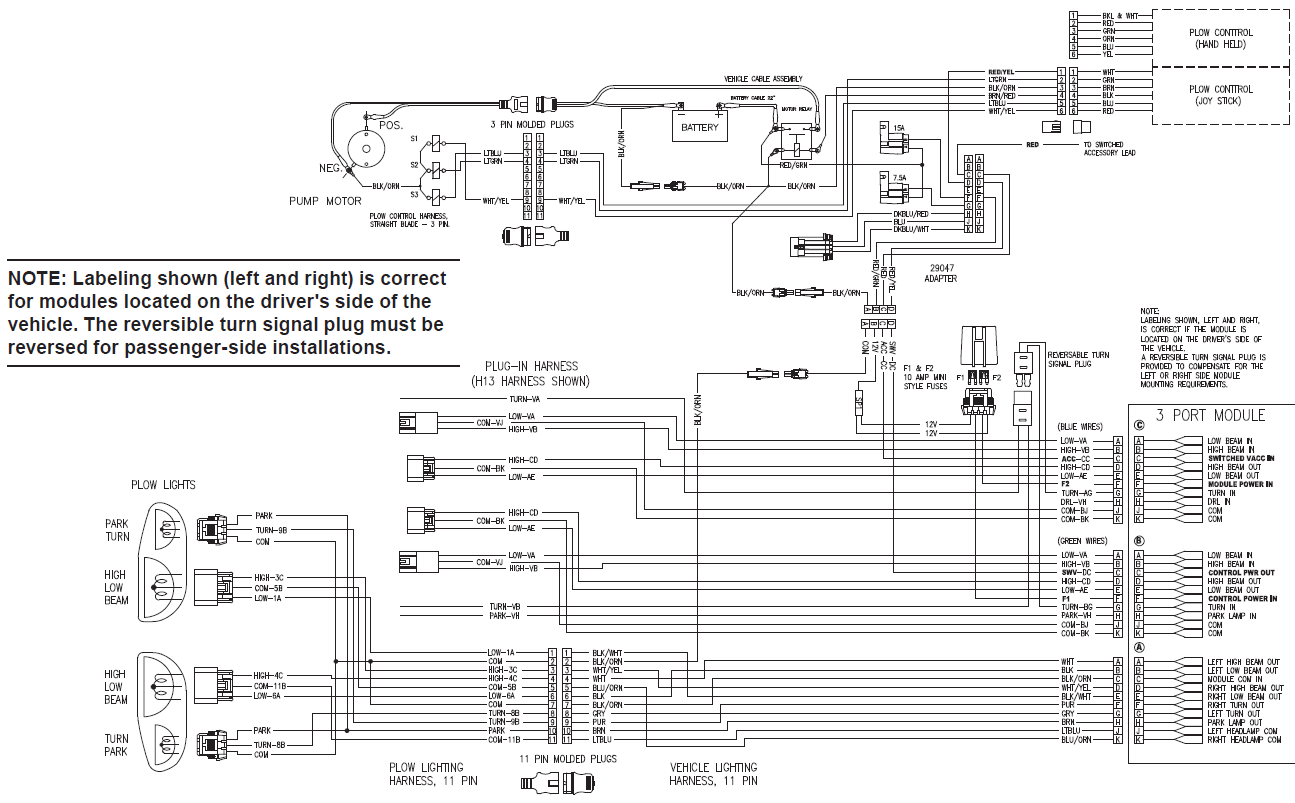 fisher plow 4 port isolation module wiring diagram