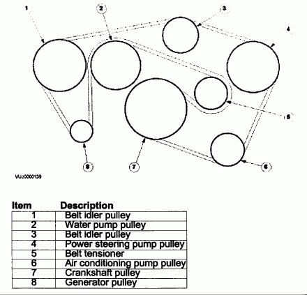 fj cruiser serpentine belt diagram