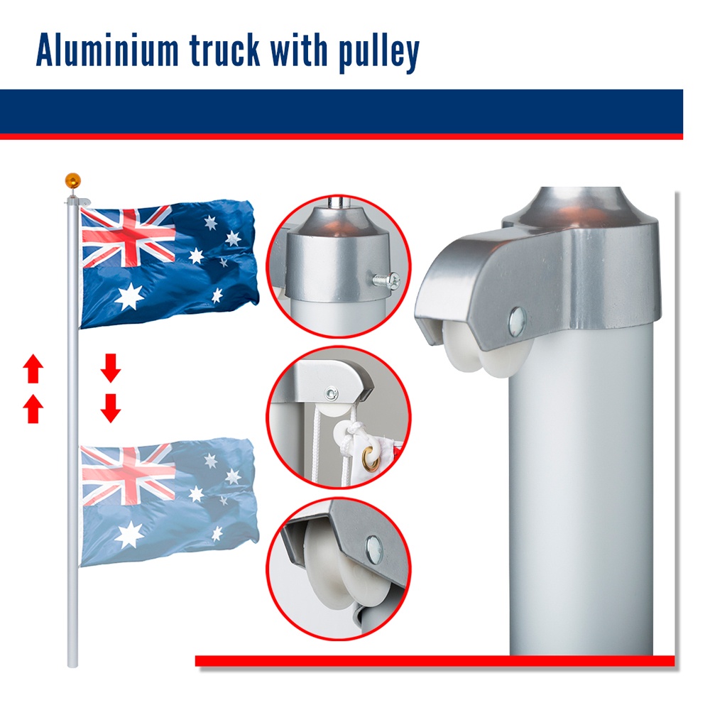 flagpole pulley diagram