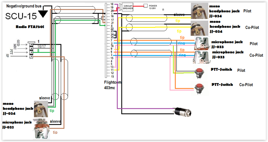 flightcom comhub wiring diagram