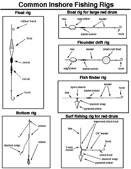 flounder rig diagram