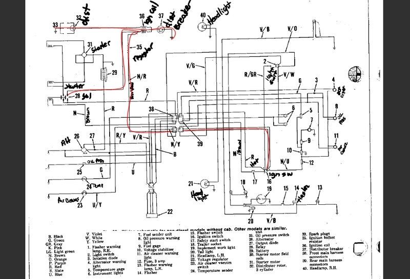 ford 2600 diesel tractor wiring diagram