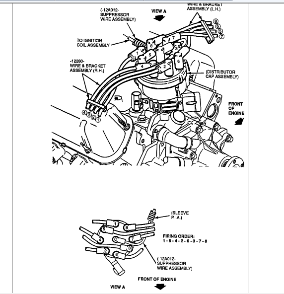 ford 289 firing order diagram