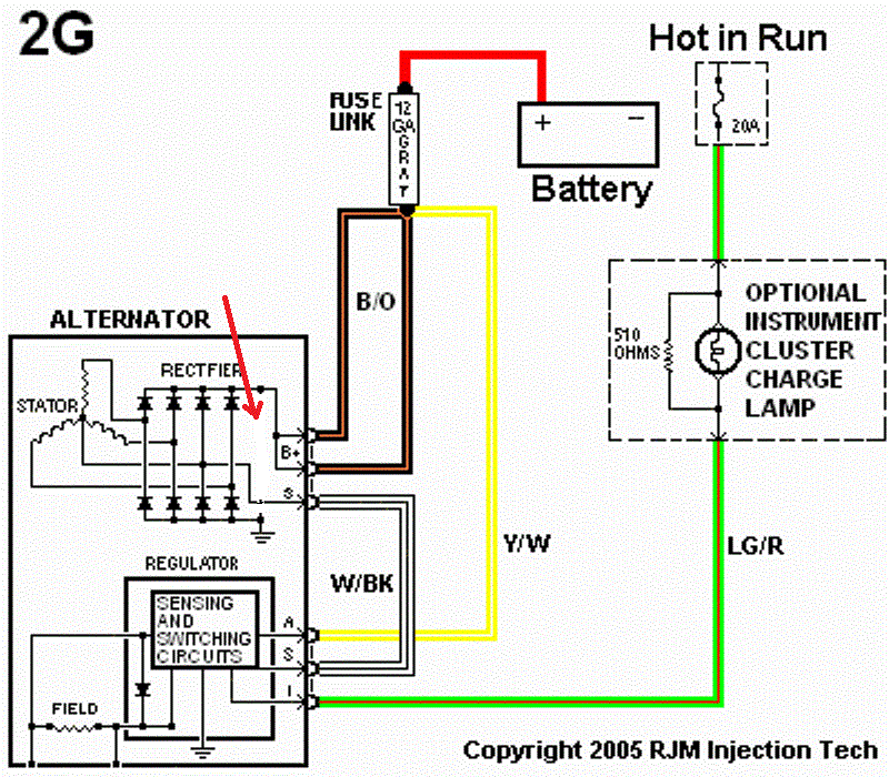 ford 2g alternator wiring diagram